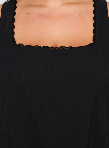 Alanah Mini Dress Black Curve