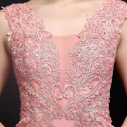 Amelia embroidered sequined fishtail dress
