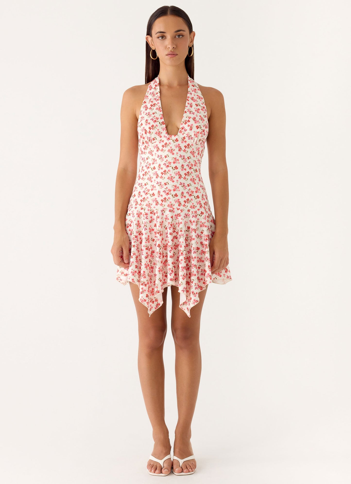 Khrysta Mini Dress - Porcelain Rose